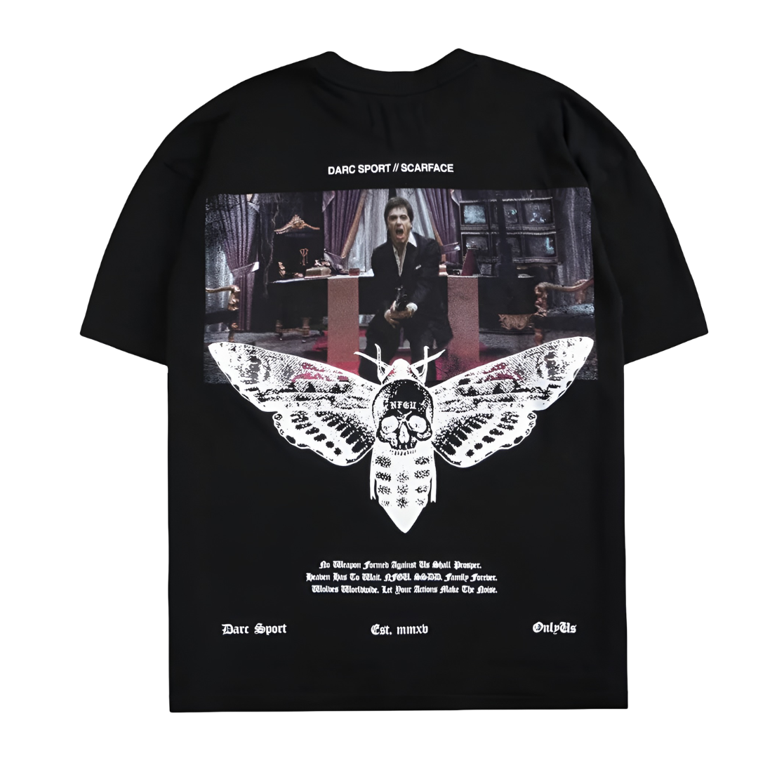 CAMISETA OVERSIZED - SAY HELLO BLACK