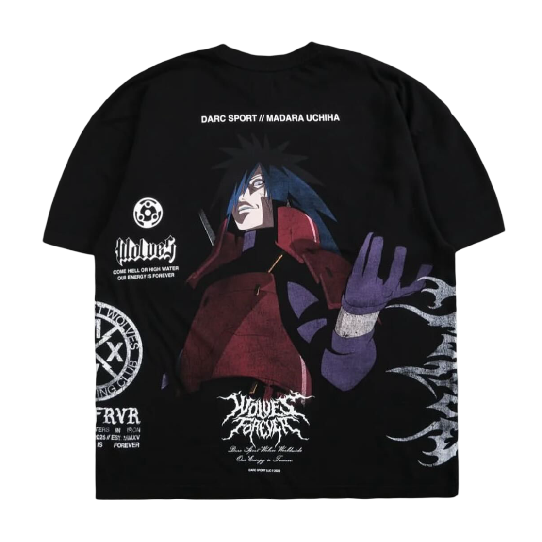 CAMISETA OVERSIZED - MADARA UCHIHA