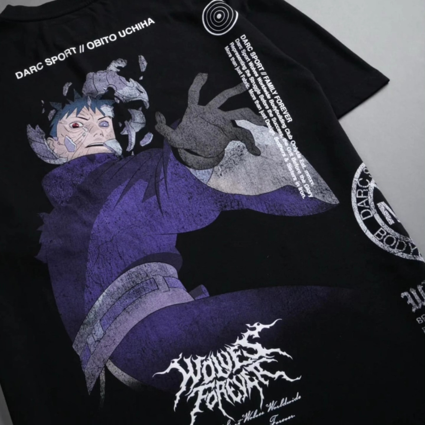 CAMISETA OVERSIZED - OBITO UCHIHA