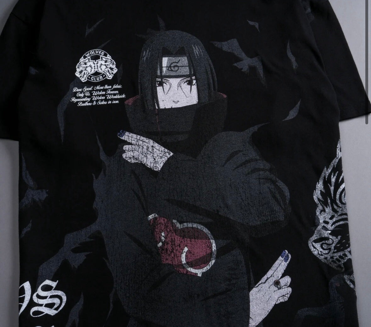 CAMISETA OVERSIZED - ITACHI UCHIHA