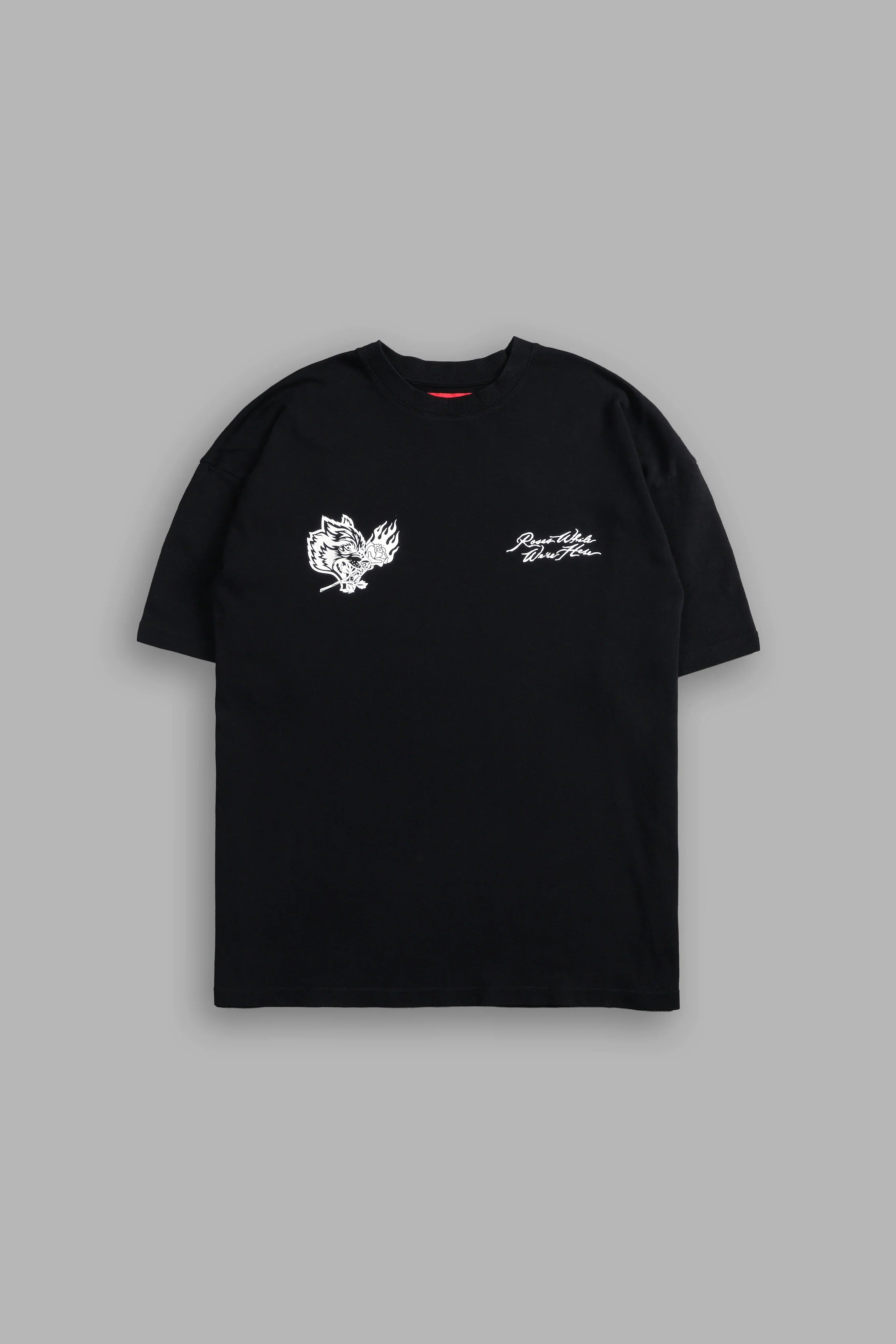 CAMISETA OVERSIZED - ROSES WHILE WE'RE HERE