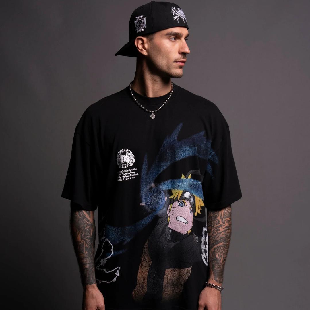 CAMISETA OVERSIZED - NARUTO UZUMAKI