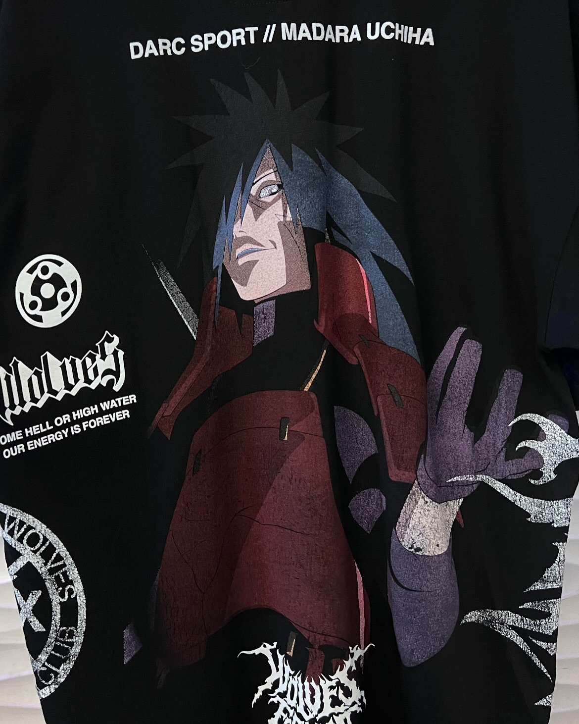 CAMISETA OVERSIZED - MADARA UCHIHA