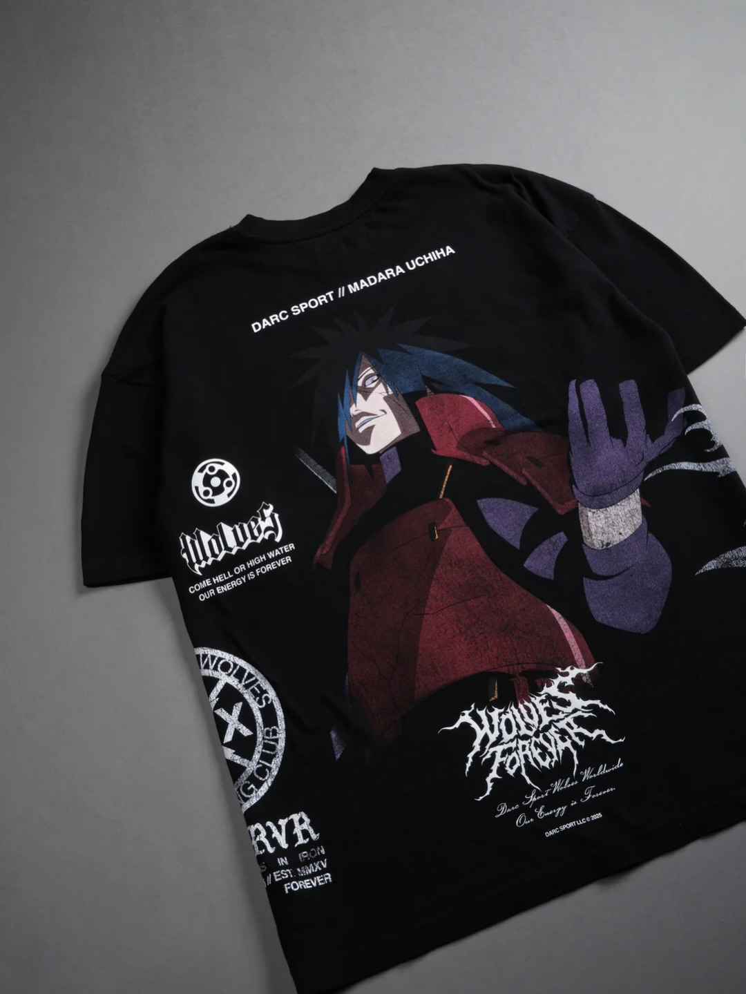 CAMISETA OVERSIZED - MADARA UCHIHA