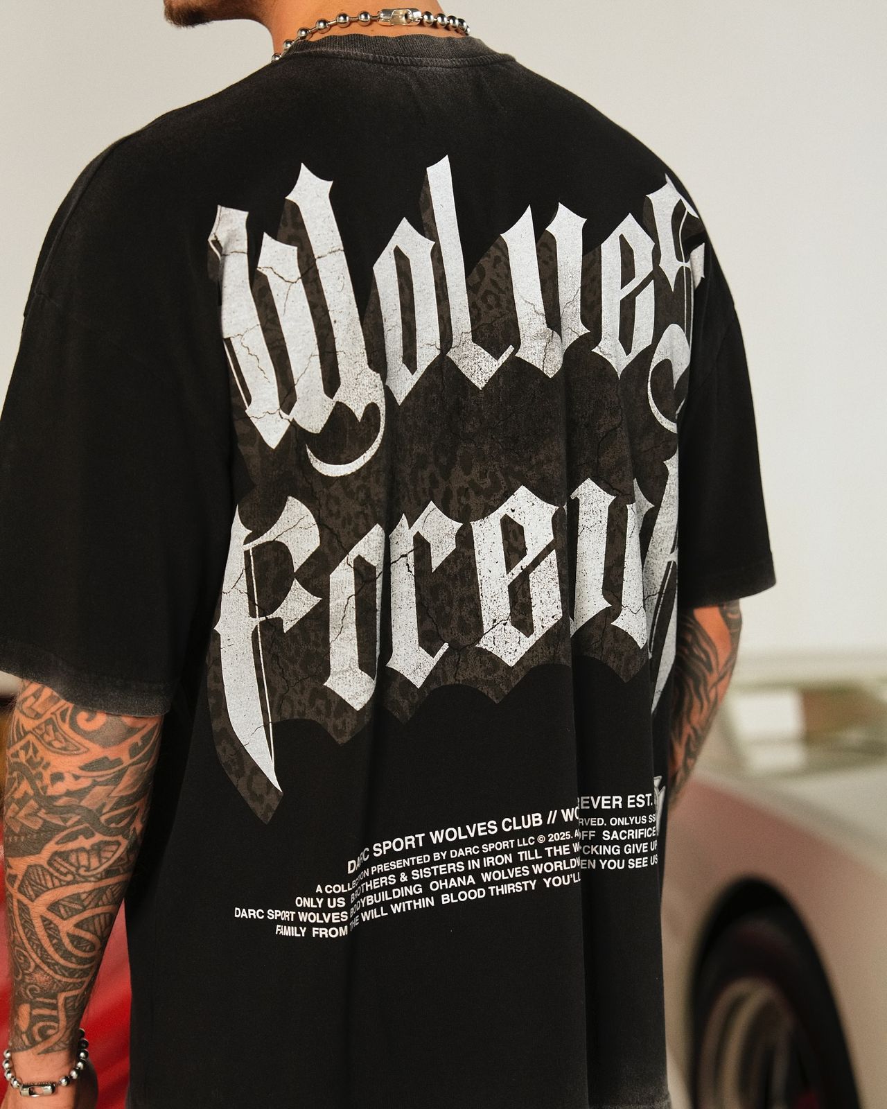 CAMISETA OVERSIZED -  WOLVES FOREVER