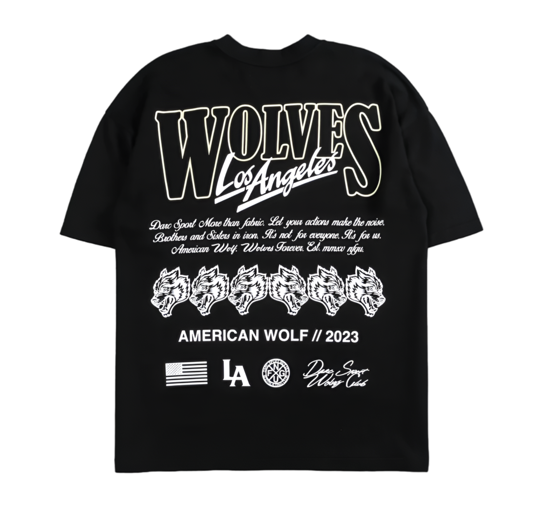 CAMISETA OVERSIZED - AMERICAN WOLF